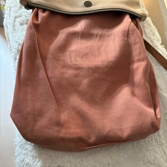 ABLE Local + Global Flap Crossbody Shoulder Bag Camel/Cream OS Granola Normcore - Picture 7 of 9